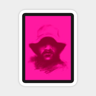 Copy of rebel, sturdy man with bucket hat Magnet