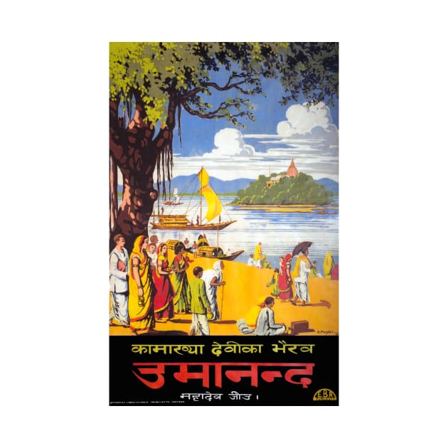 Vintage Travel Poster India - Kolkata 1930s by vintagetreasure