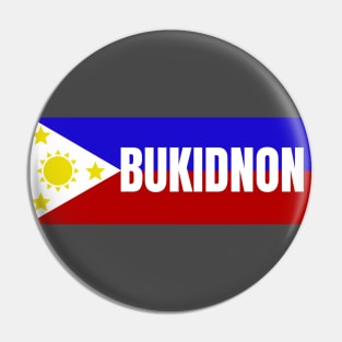 Province of Bukidnon in Philippines Flag Pin