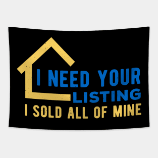 Funny Real Estate Broker Gifts Tapestry