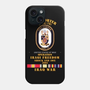 USS Porter - Shock and Awe 2003 - SVC OIF Phone Case