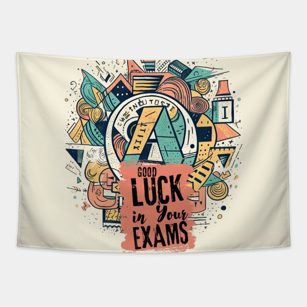 Good Luck in Your Exams! Tapestry by Oddities Outlet