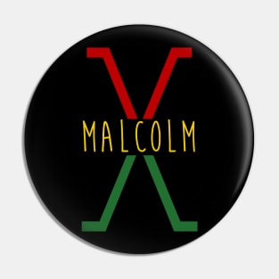 Malcolm X Pin