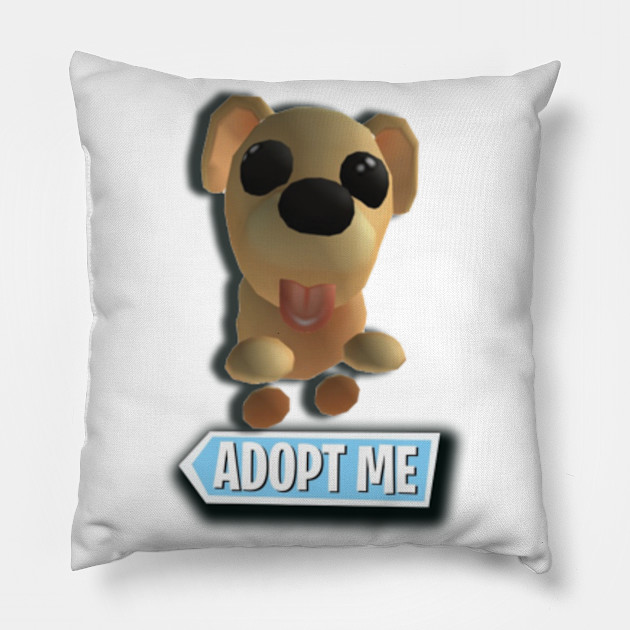 Dog Adopt Me Roblox Roblox Game Adopt Me Characters Roblox Adopt Me Pillow Teepublic - images of roblox adopt me