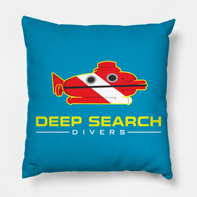 Deep Search Divers Pillow by deepsearchdivers