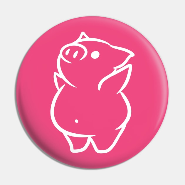 Piggy Pin by Jossly_Draws