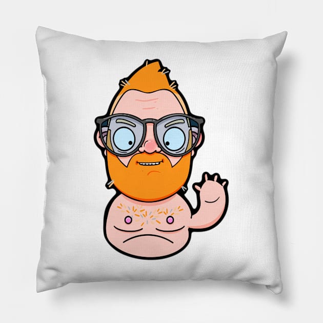 Hot Ginger Daddy Pillow by LoveBurty