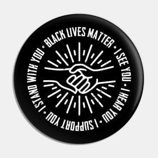 Support Black Lives Matter Pin