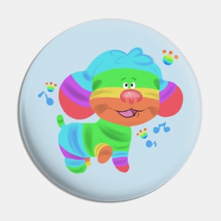 Blues Clues Rainbow Puppy Pin