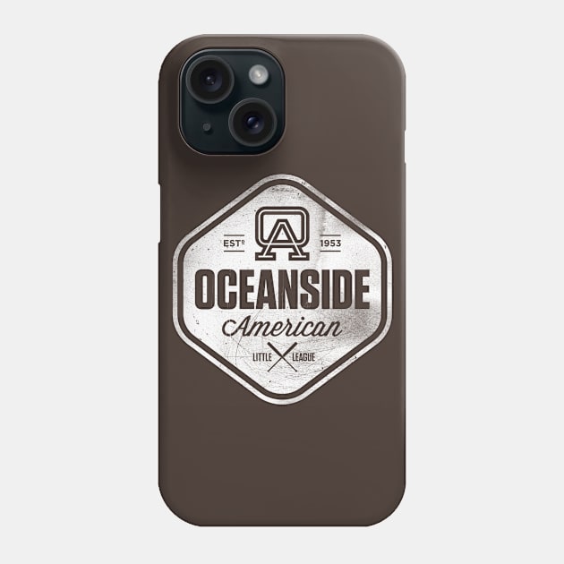 OALL Hex Design (Distressed White) Phone Case by Oceanside American Little League