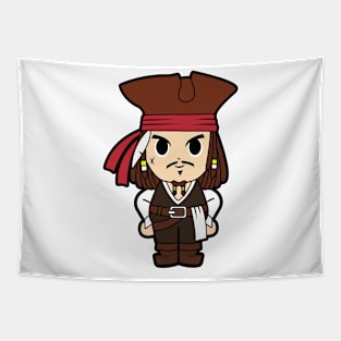 Jack Sparrow Chibi Tapestry