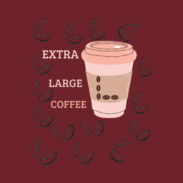 extra large coffee by houdasagna