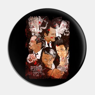 Graphic Photo Neo Noir Crime Film Pin