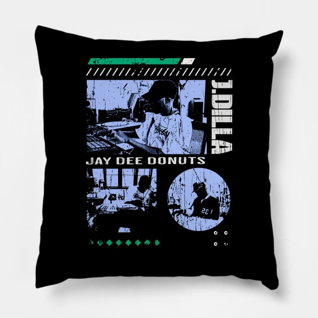 J DILLA Donuts Pillow by vegard pattern gallery