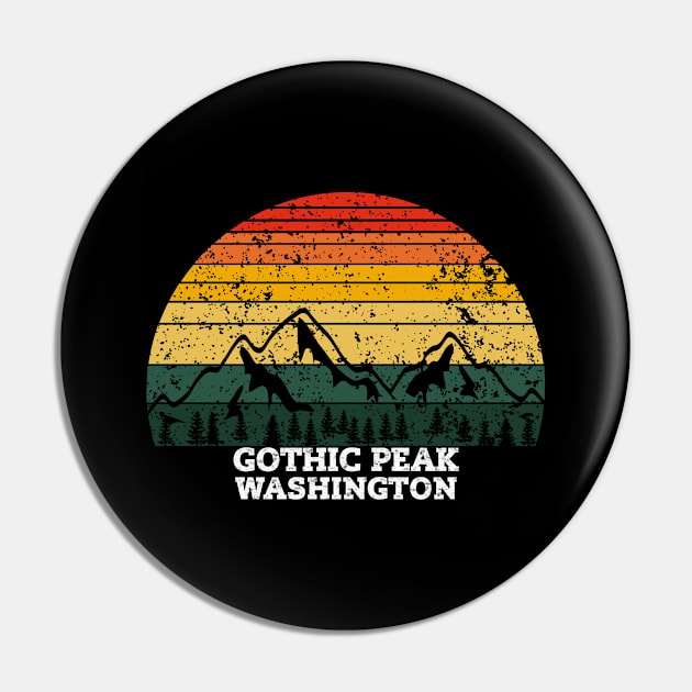 Gothic Peak Washington Pin by Kerlem