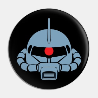 "Zaku II" in Gouf Grey, Stencil T-Shirt Pin