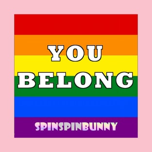 SpinSpinBunny Single 'You Belong' Artwork T-Shirt