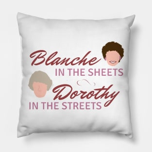 Blanche in the Sheets Pillow