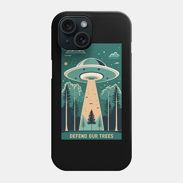 Defend our trees Phone Case by Kingrocker Clothing