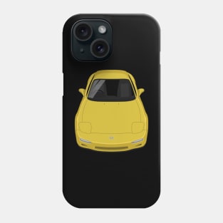 RX-7 3rd gen FD3S - Yellow Phone Case