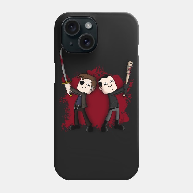 Negan and the Governor Phone Case by DarthGuyford