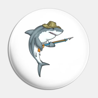 Shark Fisher Harpoon Fishing Pin