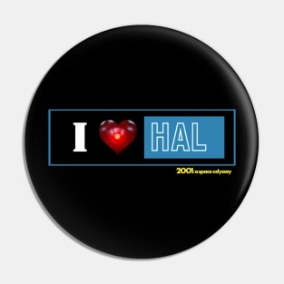 I heart HAL Pin