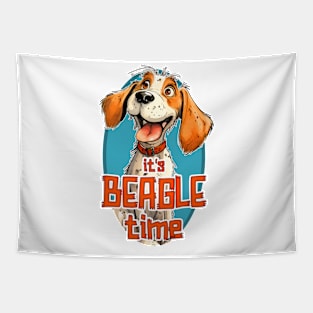 It's Beagle Time Tapestry