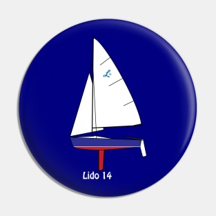 Lido 14 Sailboat Pin