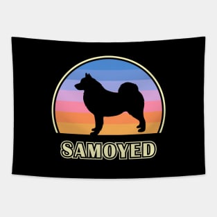 Samoyed Vintage Sunset Dog Tapestry