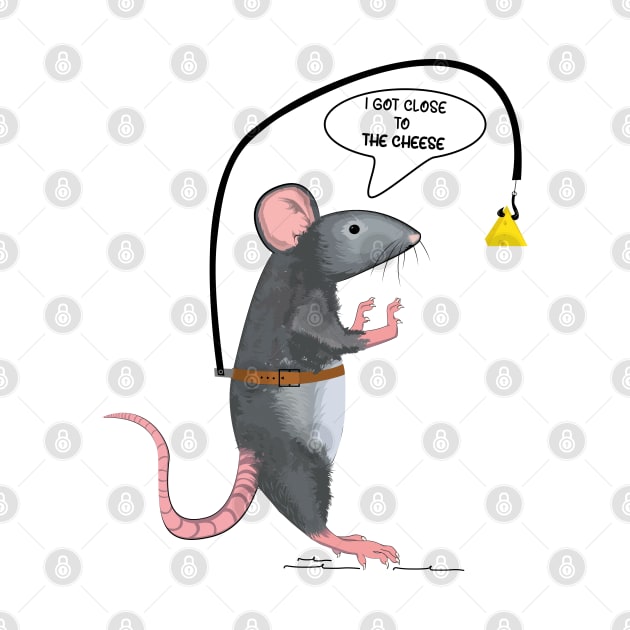 I got close to the cheese mouse funny by MohamedMAD