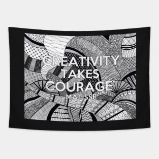 Zentangle Quote Tapestry