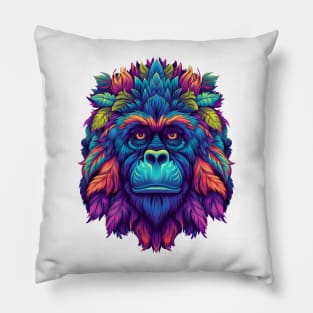 Funky Hippie Gorilla Pillow