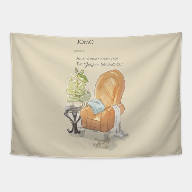 The JOMO Life Tapestry by ArianeTorelli