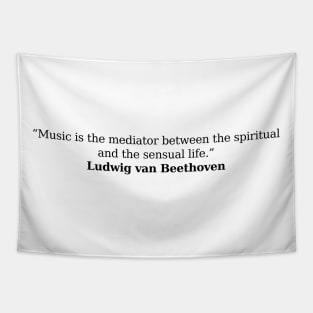 Beethoven Quote Tapestry