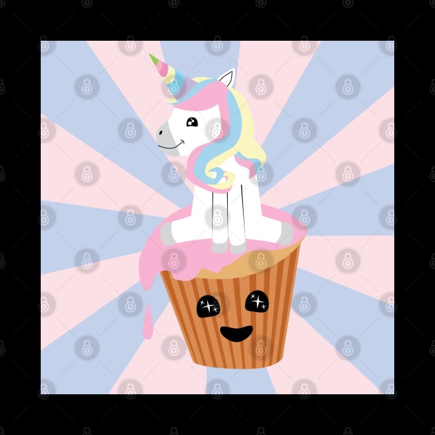 Unicorn Cupcake by Edofest