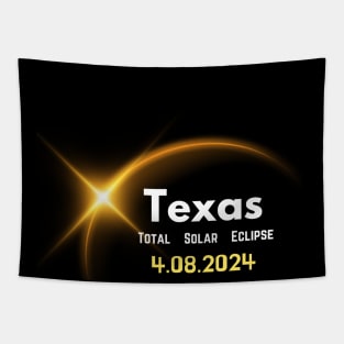 2024 Solar Eclipse Texas USA Totality Tapestry