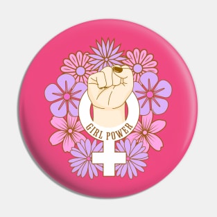 Power Girl Floreada Pin