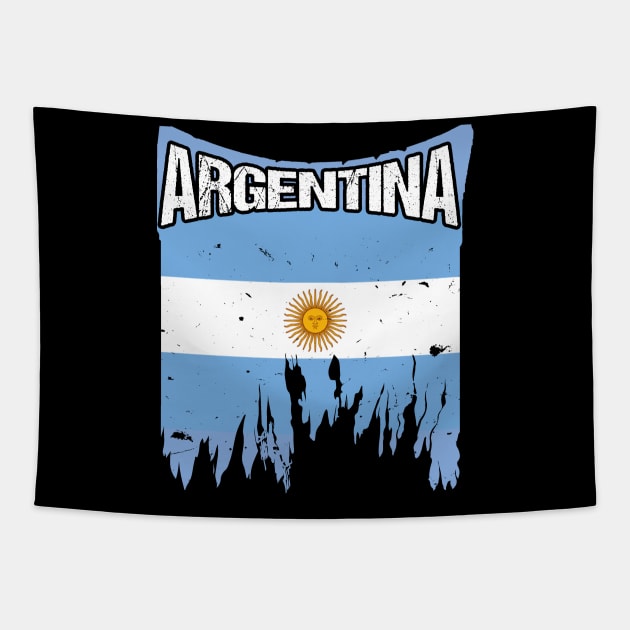 Argentina Flag Tapestry by TShirtWaffle1