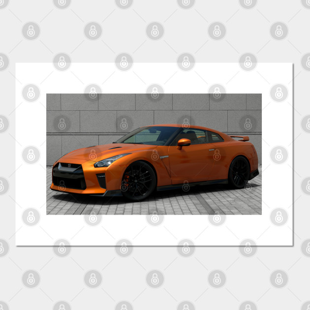 Nissan Skyline Gtr Front View Nissan Skyline Gtr R34 Posters And Art Prints Teepublic