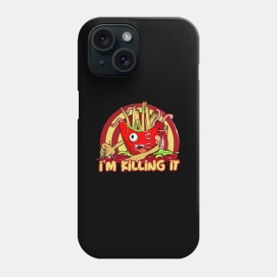 Killing It Fast Food Zombie Phone Case