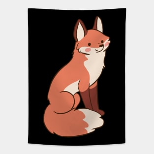 Cute little fox illustration Tapestry