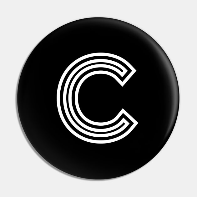 Letter C Pin by RaymondWareNYC