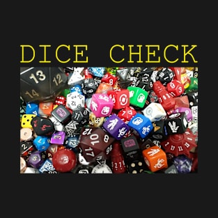 Dice Check RPG T-Shirt