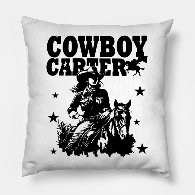 Cowboy Carter Pillow by Nebulynx