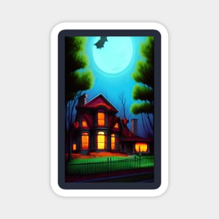 Spooky house Magnet