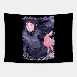 HINATA HYUGA MERCH VTG Tapestry