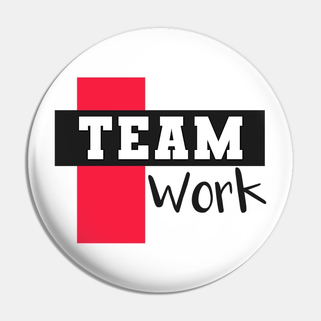 Teamwork Pin by Color Fluffy