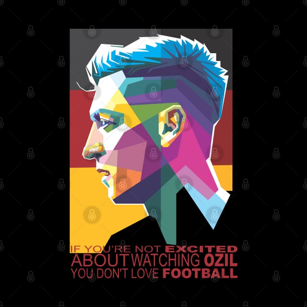 Ozil in WPAP by Alkahfsmart