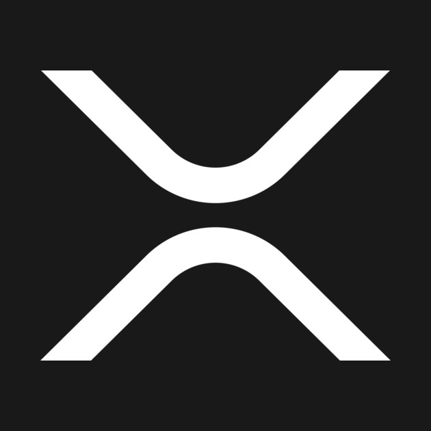 New XRP Logo (white on dark background) - Xrp - Long ...
